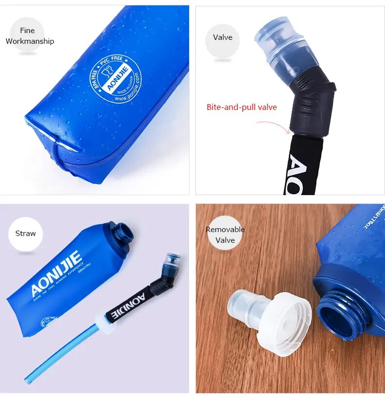 AONIJIE 500ml Collapsible Water Bottle